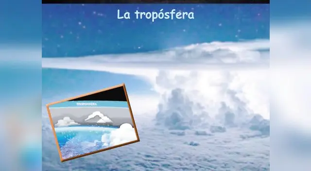 El aire en esta capa está compuesto por un 78% de nitrógeno y un 21% de oxígeno