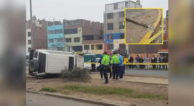 Accidente generó congestión en la zona Accidente generó congestión en la zona