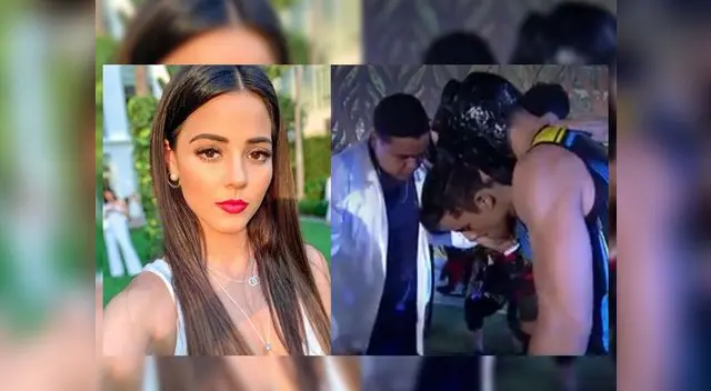 Luciana Fuster fue captada muy asustada por las cámaras de Esto es guerra