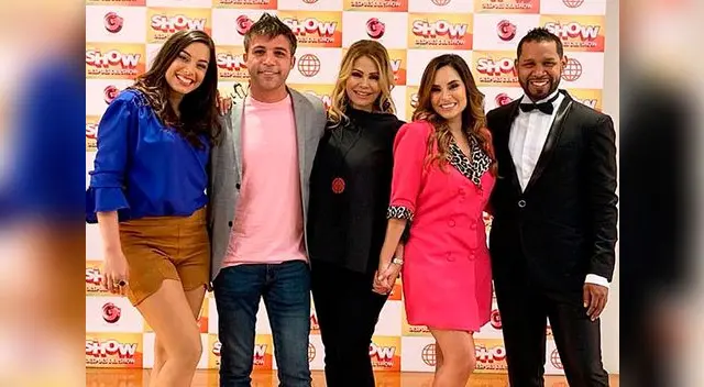 Los conductores principales y Gisela ValcarcelA