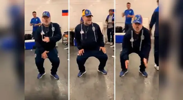 Maradona tuvo una cábala en el partido: usar la gorra de Venezuela Maradona tuvo una cábala en el partido: usar la gorra de Venezuela