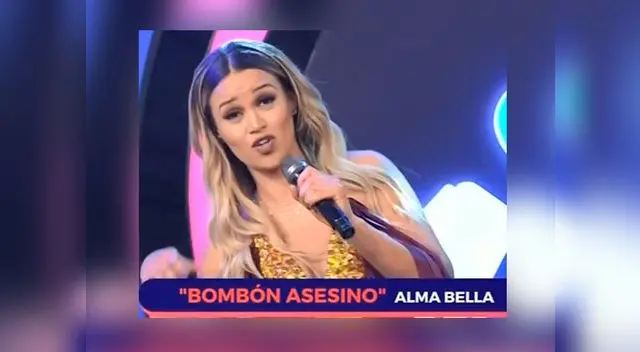 ¡De infarto! Angie Arizaga grabó tema junto a “Alma Bella”