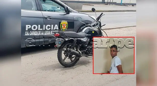 Sujeto fue intervenido tras asaltar a padre de familia