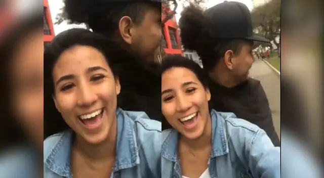 Samahara Lobatón no toma precauciones de seguridad Samahara Lobatón no toma precauciones de seguridad