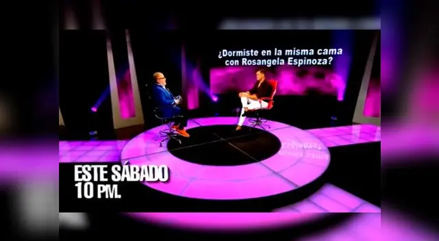 Fabio Agostini en el sillón rojo de El valor de la verdad Fabio Agostini en el sillón rojo de El valor de la verdad