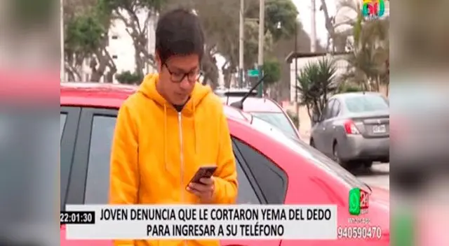 Joven denunció robo en taxi por aplicativo