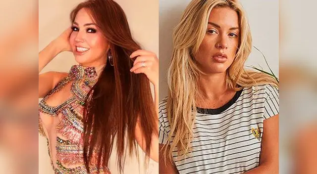 Thalia y Leslie shaw tendrían canción juntas 