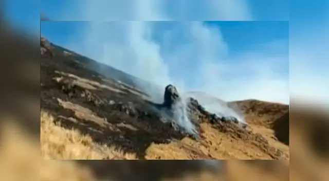 Incendio forestal en Cusco puso en peligro complejo de  Saqsayhuaman