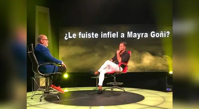 Fabio Agostini en el sillón rojo de El valor de la verdad