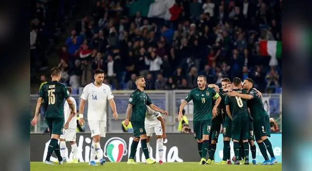 Italia derrotó 2-0 a Grecia y clasificó a la Eurocopa 2020 FOTO: EFE