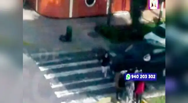 La imprudencia de la mujer pudo ser trágico La imprudencia de la mujer pudo ser trágico