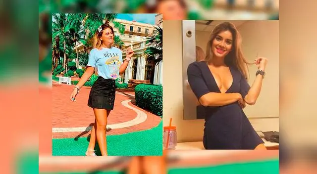 Macarena Vélez y Korina Rivadeneira en una tienda de ropa para bebés