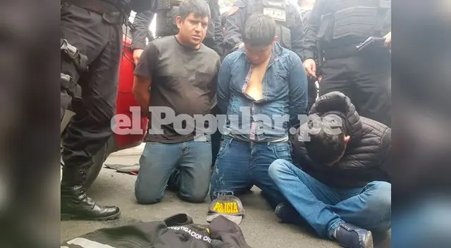 Sujetos tenía en su poder gorro y chaleco de la Policía Sujetos tenía en su poder gorro y chaleco de la Policía