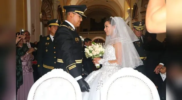 Inés Melchor se casa en Huancayo 