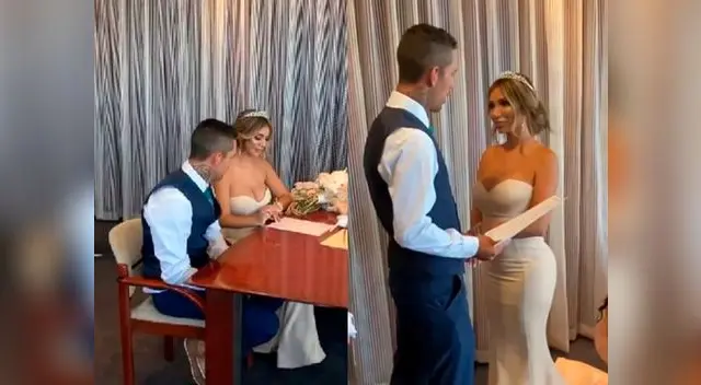 Paula Manzanal se casó en Australia Paula Manzanal se casó en Australia