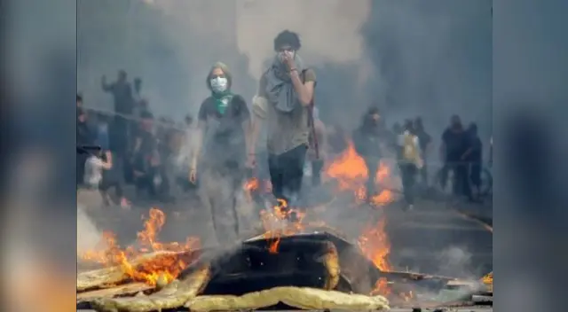 Continúan protestas en Chile