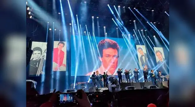 Los hijos del fallecido músico también se hicieron presentes