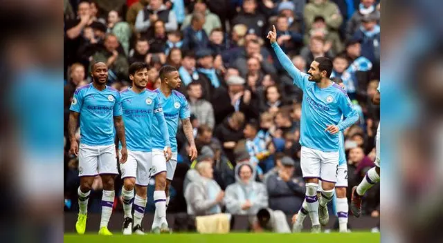 Ilkay Gündogan celebra su gol, el tercero del Manchester City. FOTO: El popular Ilkay Gündogan celebra su gol, el tercero del Manchester City. FOTO: El popular