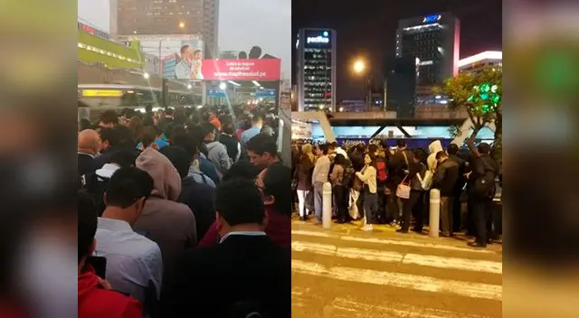 Municipalidad de Lima se pronuncia por gran congestión en estaciones del Metropolitano