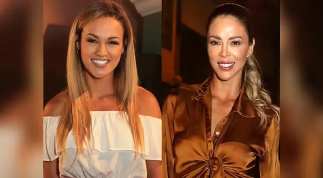 Sheyla Rojas ve muy feliz a Angie Arizaga