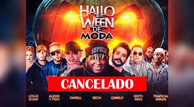 Concierto por Halloween fue cancelado