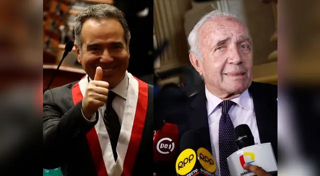 Francesco Petrozzi y Guido Lombardi conformaron la Bancada Liberal en el disuelto Congreso