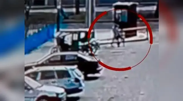 Cámaras de seguridad captaron el delito del sujeto