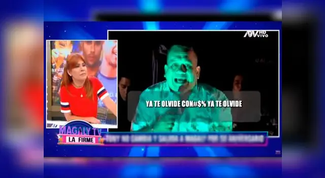 Tony Rosado le mandó "afectuosos" saludos a Magaly Medina por su aniversario
