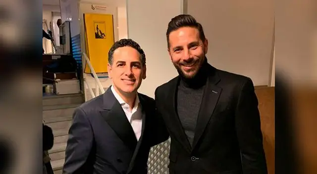 Claudio Pizarro y Juan Diego Flórez juntos en Alemania