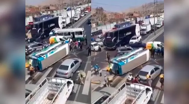 El tránsito ha sido restringido en dicha zona. 