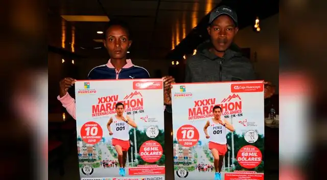  Shewarge Alene Amare y Julius Keter presentes en la  XXXV Maratón de los Andes