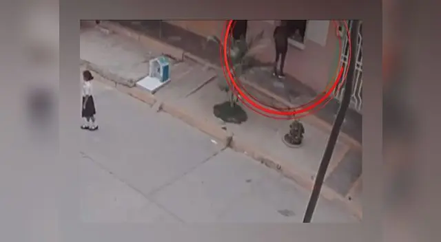 El ladrón aprovecha la distracción del niño