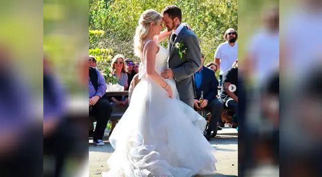 Recién casados tuvieron una sesión de fotos poco convencional Recién casados tuvieron una sesión de fotos poco convencional