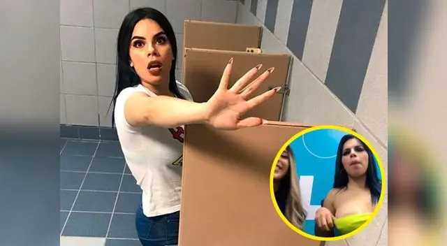 La conductora no tuvo ningún reparo de subir este video a su red social