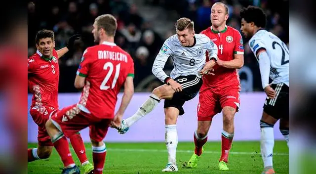 Alemania se impuso por 4-0 a Bielorrusia Alemania se impuso por 4-0 a Bielorrusia