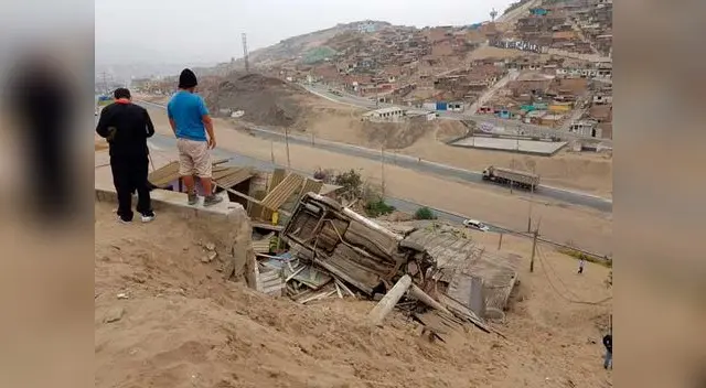 Vivienda ha quedado al aire libre y agraviada contó cómo se habría dado el accidente