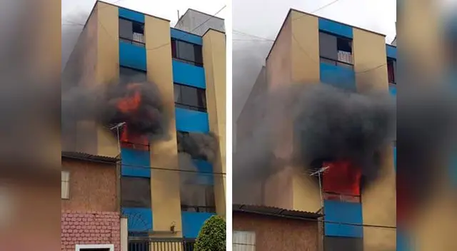 Dueña de departamento tuvo congestión respiratoria debido al humo del incendio