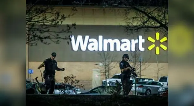 Un sujeto vestido de negro disparó esta mañana en un supermercado de Walmart dejando tres muertos 