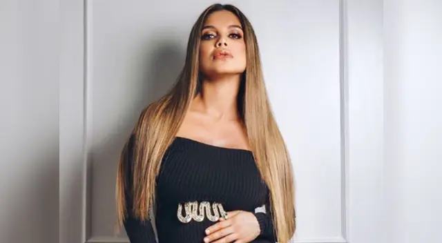 Está enamorada de su pequeño y así lo demostró.