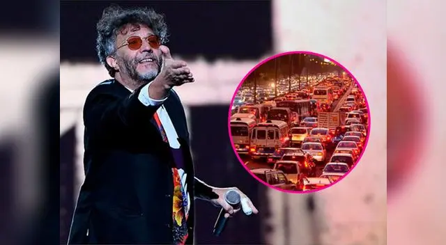 ¿Podrá Fito Páez vencer a la congestión vehicular de la Av. Javier Prado?