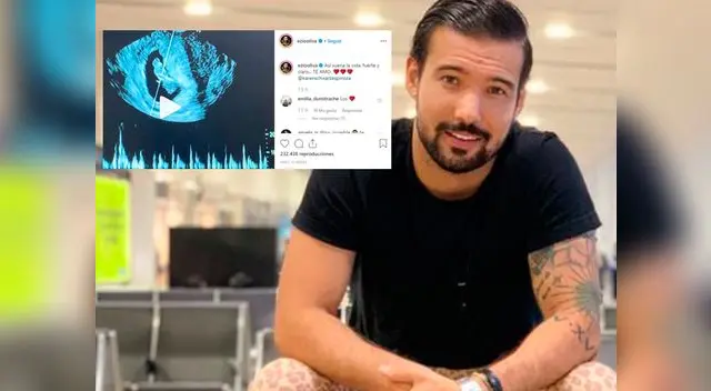 Ezio Oliva será papá por segunda vez y comparte ecografía de su bebe [VIDEO]