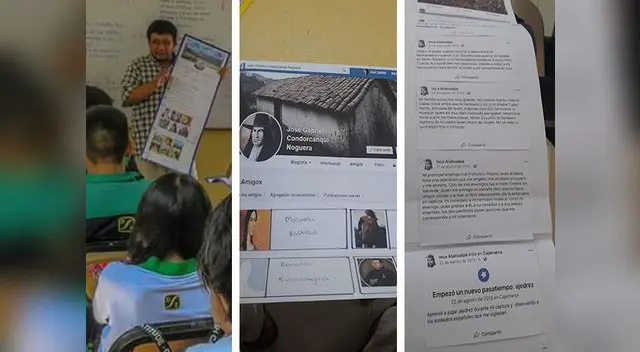 Profesor enseña Historia del Perú con perfiles de Facebook a estudiantes de Ica