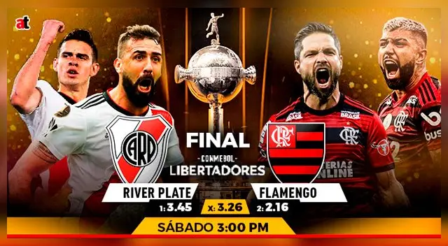 La victoria del Flamengo  paga 2.16, y el empate 3.26