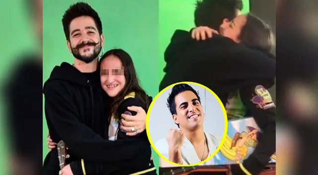 Mafer Portugal no perdió la oportunidad y le pidió al intérprete de ´Tutu' cantar a dúo este tema