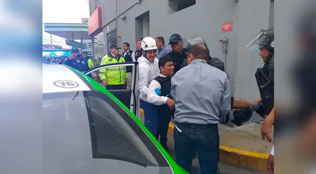 Fiscalizador herido en operativo contra motos informales Fiscalizador herido en operativo contra motos informales