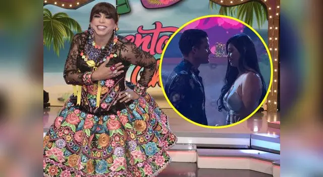 'Chola Chabuca' da bendición a Domínguez y Pamela Franco