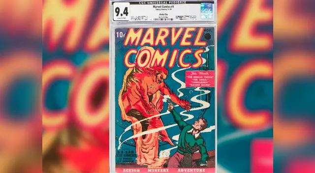 Subastan primera copia de 'Marvel Cómics' a más de 1 millón de dólares 