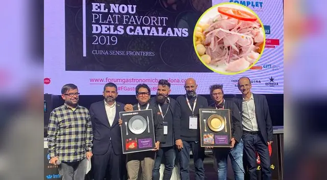 Catalanes premiarón al Ceviche en Forúm Gatronómico Catalanes premiarón al Ceviche en Forúm Gatronómico