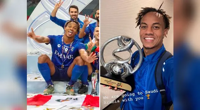 Carrillo posó con la bandera del Perú