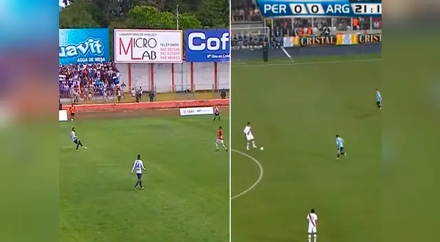 Indican que jugada preparada ante Argentina tiene similitud con gol de esta tarde en Moyobamba